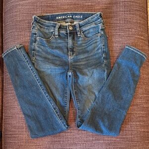 American Eagle Outfitters Next Level High-waisted Jeggings - size 000